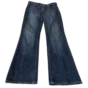 J. Crew Boot Cut Jeans Women's Size 29R Dark Wash Stretch Mid Rise Boho Western